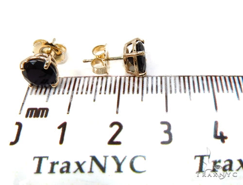 14k Yellow Gold Onyx Necklace & Earrings Set 40029 - Image 16