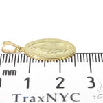 14k Gold Holy Mary Gold Pendant 45102 - Image 6