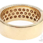 14k Yellow Gold Prong Diamond Band 65069 - Image 4