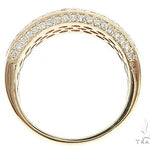 14k Yellow Gold Prong Diamond Band 65069 - Image 5