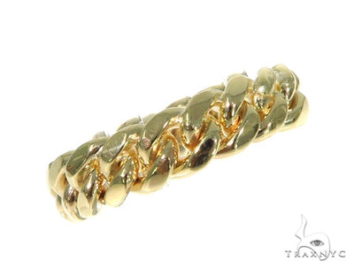 14k Gold 6mm Miami Cuban Link Ring 45420 - Image 1