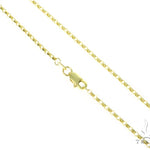 14k Yellow Gold Round Cable Chain 18 Inches 1mm   45273 - Image 1