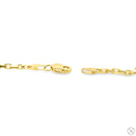 14k Yellow Gold Solid Anchor Link Diamond Cut Bracelet 2mm 8 Inches 70448 - Image 3