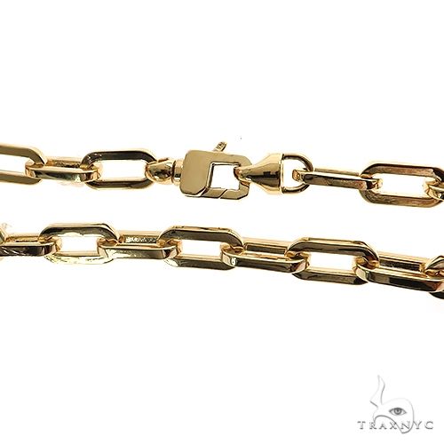14k Yellow Gold Solid Anchor link 14mm 34 inches 69499 - Image 4