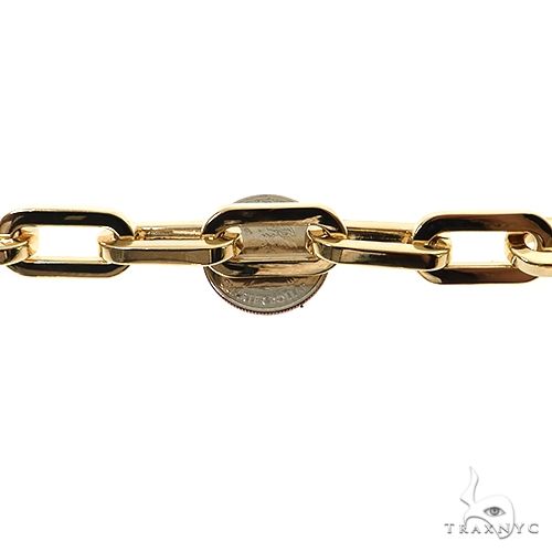 14k Yellow Gold Solid Anchor link 14mm 34 inches 69499 - Image 5