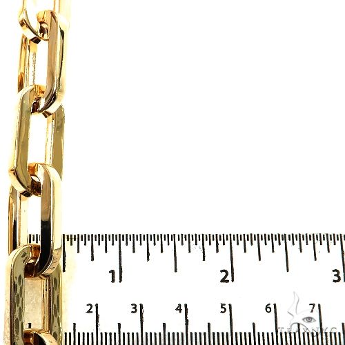 14k Yellow Gold Solid Anchor link 14mm 34 inches 69499 - Image 6
