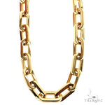 14k Yellow Gold Solid Anchor link 14mm 34 inches 69499 - Image 1