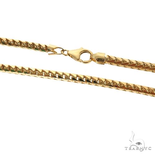 14k Yellow Gold Solid Franco Link Chain 4.6mm 20 Inches 69994 - Image 3