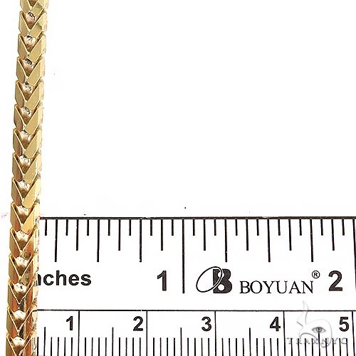 14k Yellow Gold Solid Franco Link Chain 4.6mm 24 Inches 70151 - Image 7