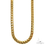 14k Yellow Gold Solid Franco Link Chain 4.6mm 26 Inches 70159 - Image 1