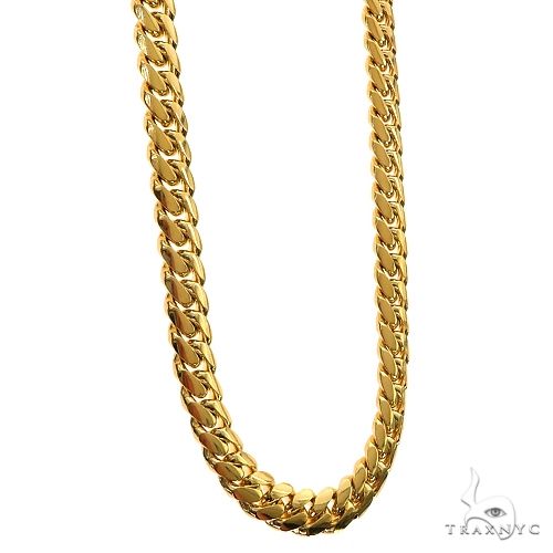 14k Yellow Gold Solid Miami Cuban Link  22 Inches 5mm 66526 - Image 2