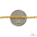 10k Yellow Gold Solid Rope chain 2.7mm 24 inches 70544 - Image 5