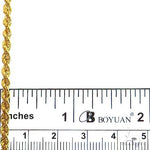 10k Yellow Gold Solid Rope chain 2.7mm 24 inches 70544 - Image 6