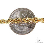 14k Yellow Gold Solid Rope chain 4.5mm 26 inches 70135 - Image 4