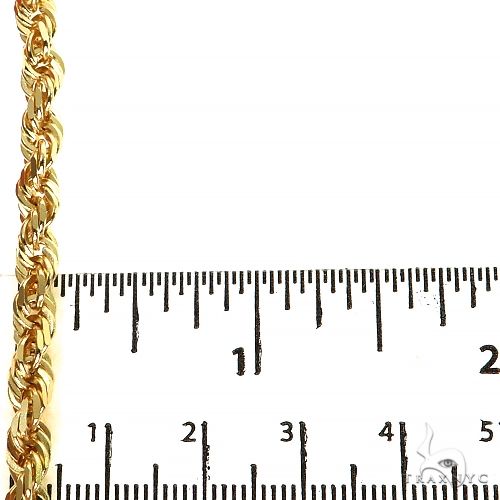 14k Yellow Gold Solid Rope chain 4.5mm 20 inches   68295 - Image 6