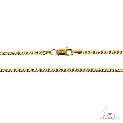 14k Yellow Gold Solid Thin Miami Cuban Link Chain 2.6mm 18 Inches 69986 - Image 4