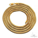 14k Yellow Gold Solid Thin Miami Cuban Link Chain 20 Inches 3.2mm 69981 - Image 3