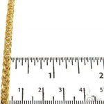 14k Yellow Gold Solid Thin Wheat Bracelet 3.5mm 8 inches   68269 - Image 5