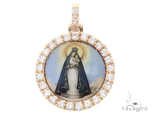 14k Yellow Gold Diamond Pendant 65027 - Image 1