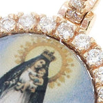 14k Yellow Gold Diamond Pendant 65027 - Image 4