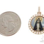 14k Yellow Gold Diamond Pendant 65027 - Image 5