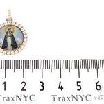 14k Yellow Gold Diamond Pendant 65027 - Image 6