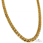 14k Yellow gold Thin Solid Wheat  3.5mm 24 inches   68265 - Image 2
