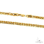 14k Yellow gold Thin Solid Wheat  3.5mm 24 inches   68265 - Image 3