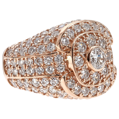 Bezel Solitaire Trickle Ring 64687