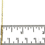 14k  Yellow Gold Solid Cable Chain  1.5mm 16 Inches 38190 - Image 5