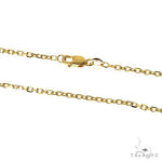 14k Yellow Gold Shiny Round Wheat Chain 1.5mm 18 Inches 38191 - Image 3