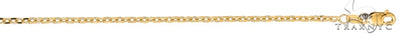 14k  Yellow Gold Diamond Cut Cable Link 1.8mm 30 Inches  38227 - Image 1