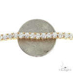 14K Yellow Gold Diamond Tennis Chain 66684 - Image 5