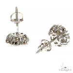 15 Pt Flower Diamond Earrings 70534 - Image 3