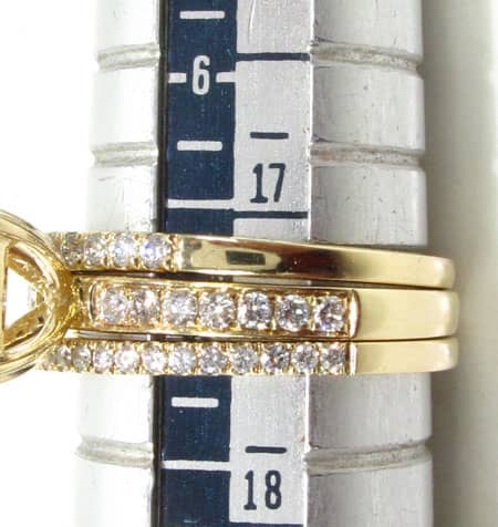 Galina Wedding Ring Set 15687 - Image 10