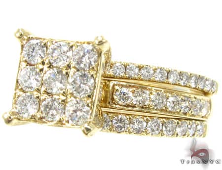 Galina Wedding Ring Set 15687 - Image 3