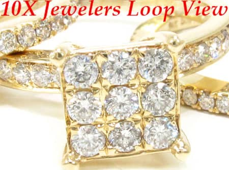 Galina Wedding Ring Set 15687 - Image 4