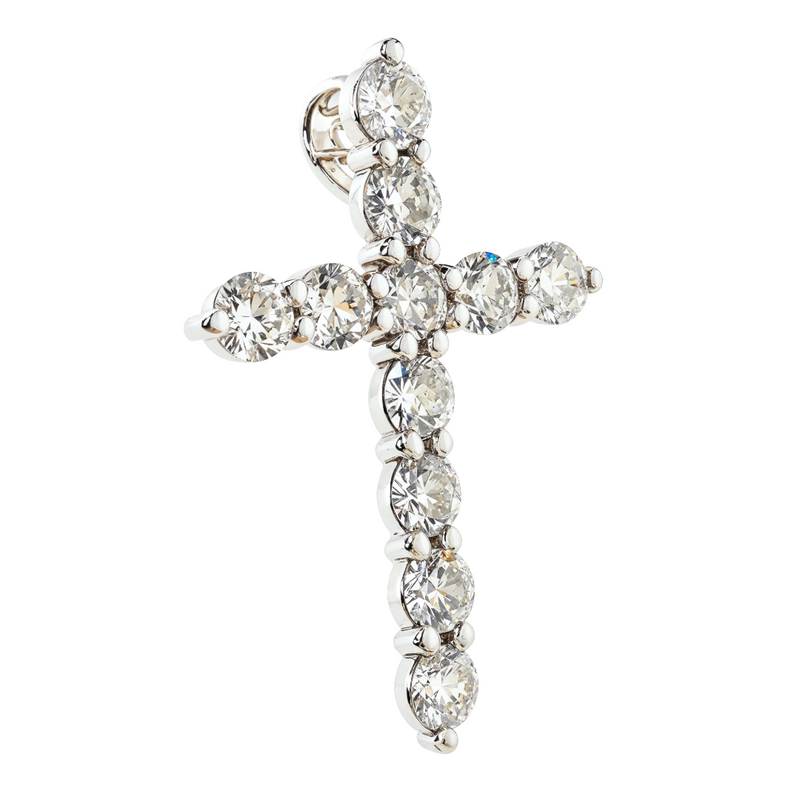 15 Pointer Diamond Cross Pendant (Lab) 68717