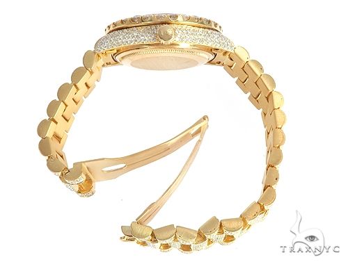 36mm Fully Iced Out 18K Yellow Gold Rolex Presidential Watch 65021 - Image 10