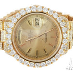 36mm Fully Iced Out 18K Yellow Gold Rolex Presidential Watch 65021 - Image 2