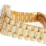 36mm Fully Iced Out 18K Yellow Gold Rolex Presidential Watch 65021 - Image 6