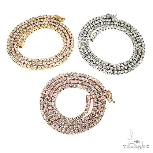 Parcel Diamond Tennis Chain 67258 - Image 6