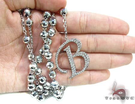 Custom B Initial Rosary n 17281 - Image 8
