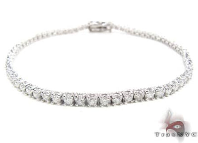 14K Gold Diamond Tennis Bracelet 17389 - Image 1
