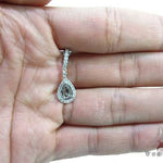 Diamond Teardrop Semi Mount Pendant 2 17858 - Image 5