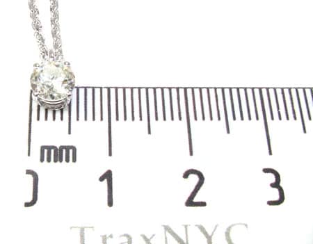 Solitaire Diamond Necklace 18651 - Image 8