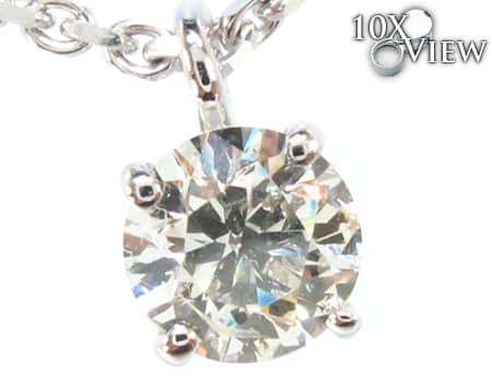 Solitaire Diamond Necklace 18651 - Image 3