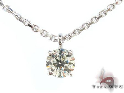 Solitaire Diamond Necklace 18651 - Image 1