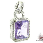 Amethyst and Diamond Necklace 18900 - Image 2