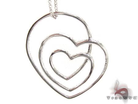Swirl Heart Necklace 18904 - Image 5